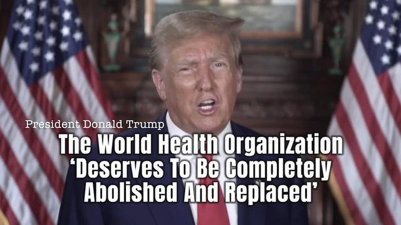 DONALD TRUMP: THE WORLD HEALTH ORGANIZATION 'DESERVES TO BE COMPLETELY ABOLISHED AND REPLACED'