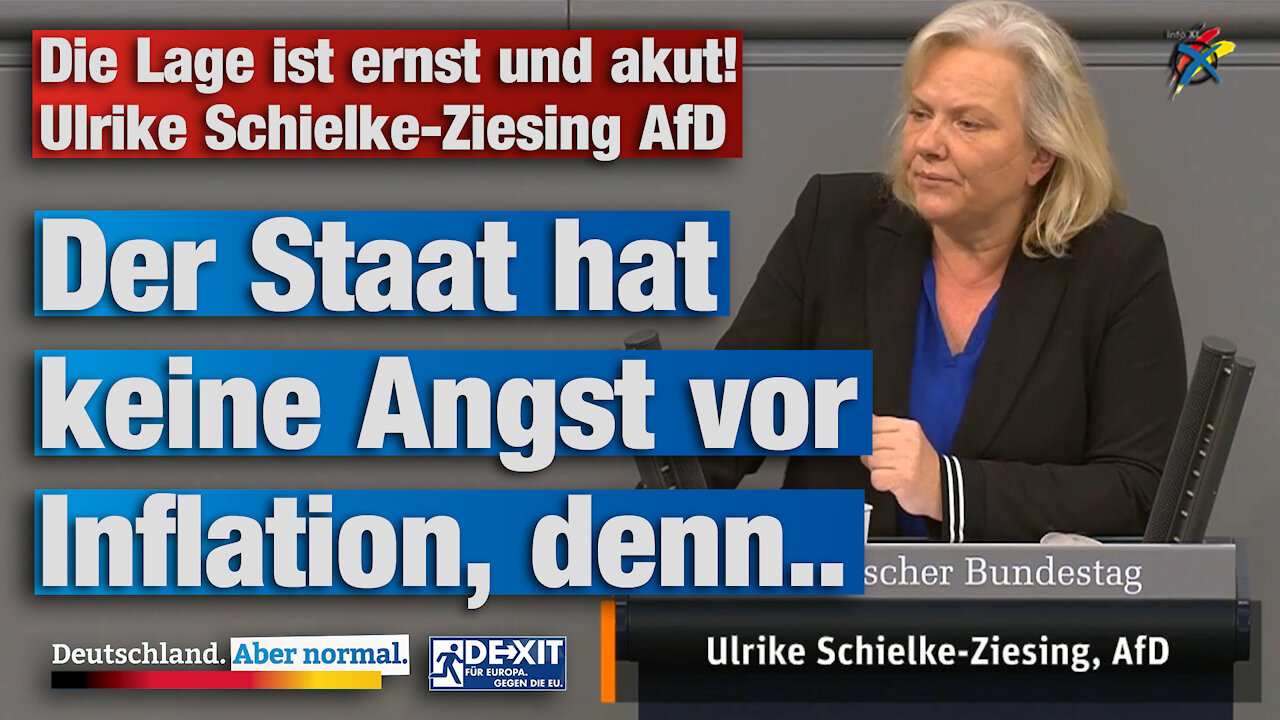 Die Lage ist ernst und akut! Ulrike Schielke-Ziesing AfD