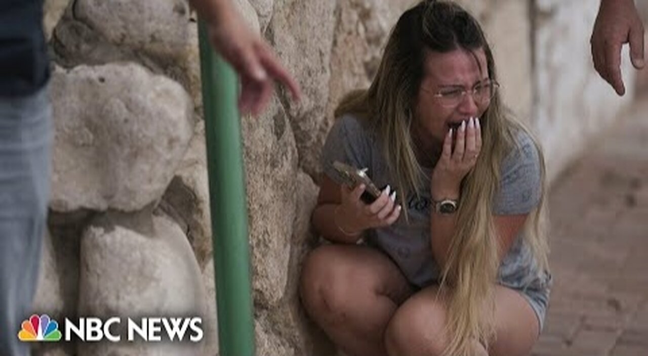 Tears and terror as Hamas rockets hit Israeli town of Ashkelon