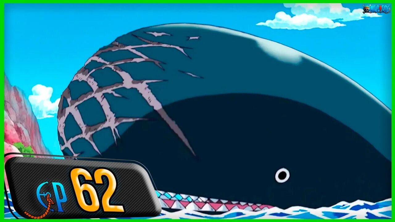 O PRIMEIRO FORTE! SURGE LABOON, A BALEIA GIGANTESCA! (RESUMO ONE PIECE EP 62)