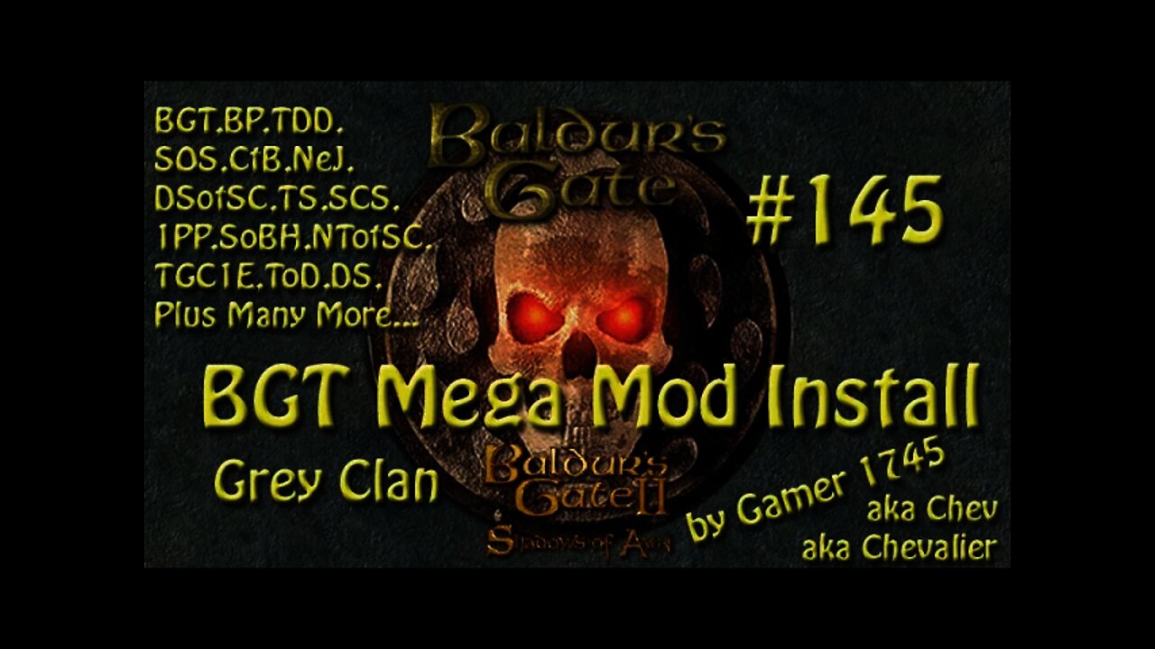 Let's Play Baldur's Gate Trilogy Mega Mod Part 145 - Grey Clan