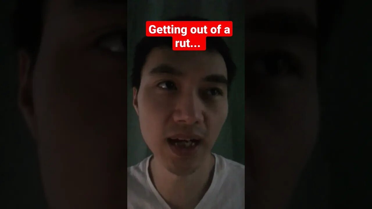 how to get out of a rut #shorts #mentalhealth