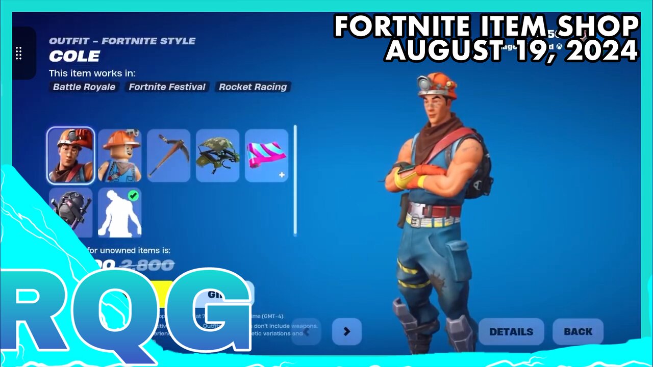 “NEW” CLIX’S 2ND LOCKER BUNDLE+ICONS! FORTNITE ITEM SHOP (August 19, 2024)