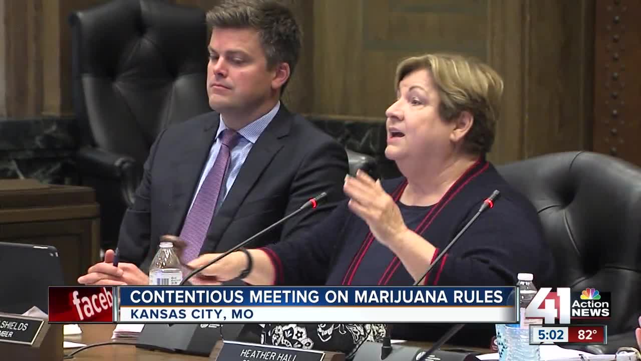 Contentious meeting on marijuana rules