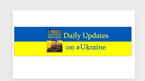 REMINDER: UKRAINE Q & A LIVE AT 1:00 EASTERN STANDARD TIME (FRIDAY, Sept 23)