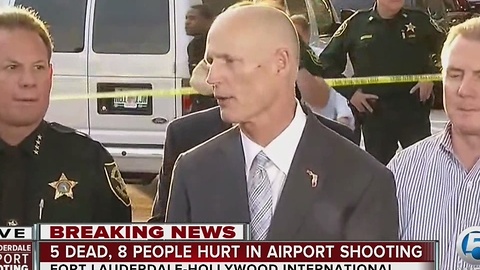 Governor Rick Scott holds news conference on Fort Lauderdale International Airport shooting