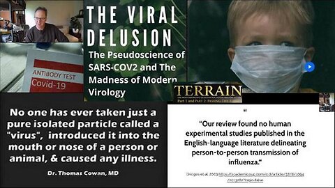 Dr Tom Cowan: DNA Fail, Imaginary Virus Evidence, Anti-bodies, Immunology- Fake Tests!