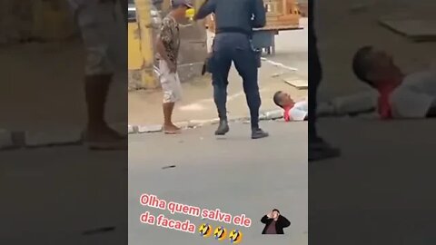 POLICIAL E SALVO POR HEROI RAIZ #pm #ataque #policia #memes #shorts