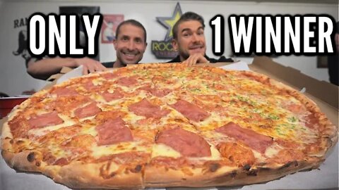 Almost UNDEFEATED PIZZA CHALLENGE (Countless Failures)! $100 Cash Prize | Jumbo 30" Pizza Challenge