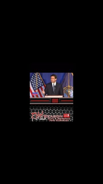 Protesters Crash Desantis Speech