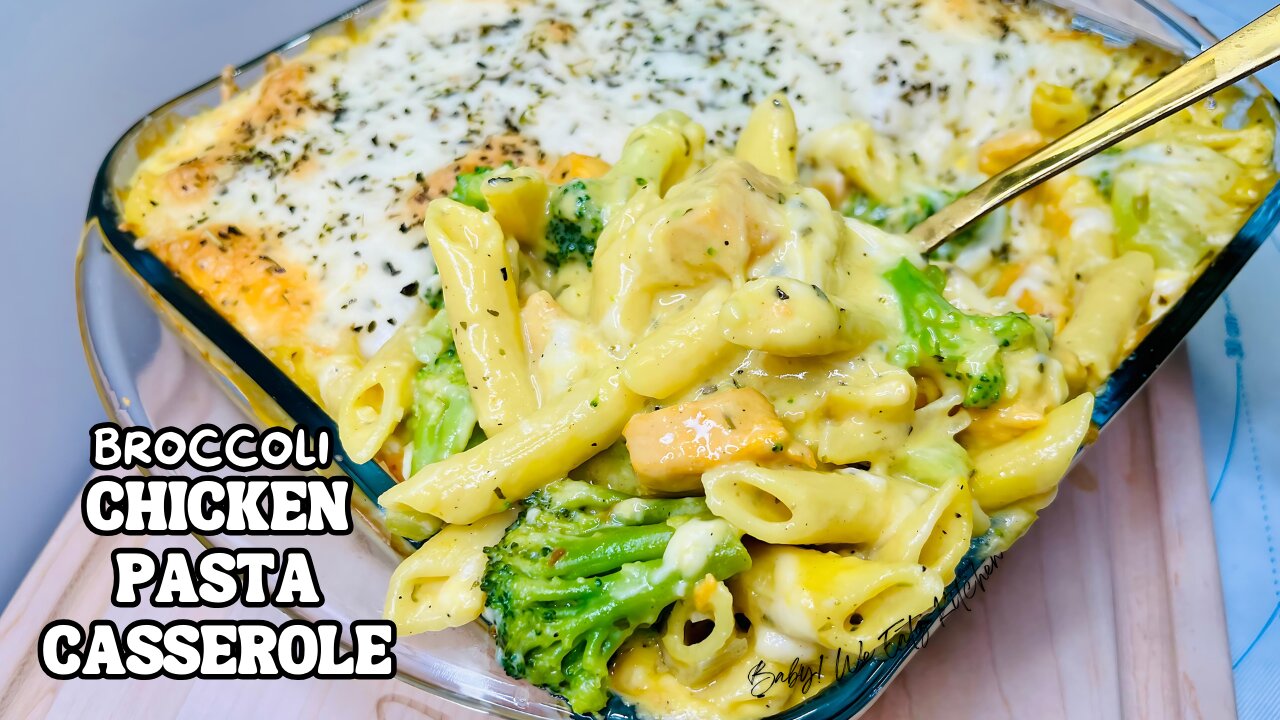 Delicious Chicken Broccoli Pasta Casserole