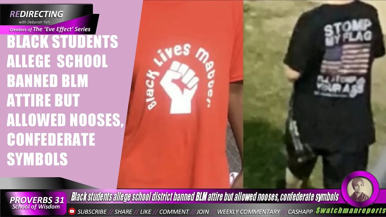 BIack students allege school banned BLM attire but allowed WHlTE students to hang N00SES and more