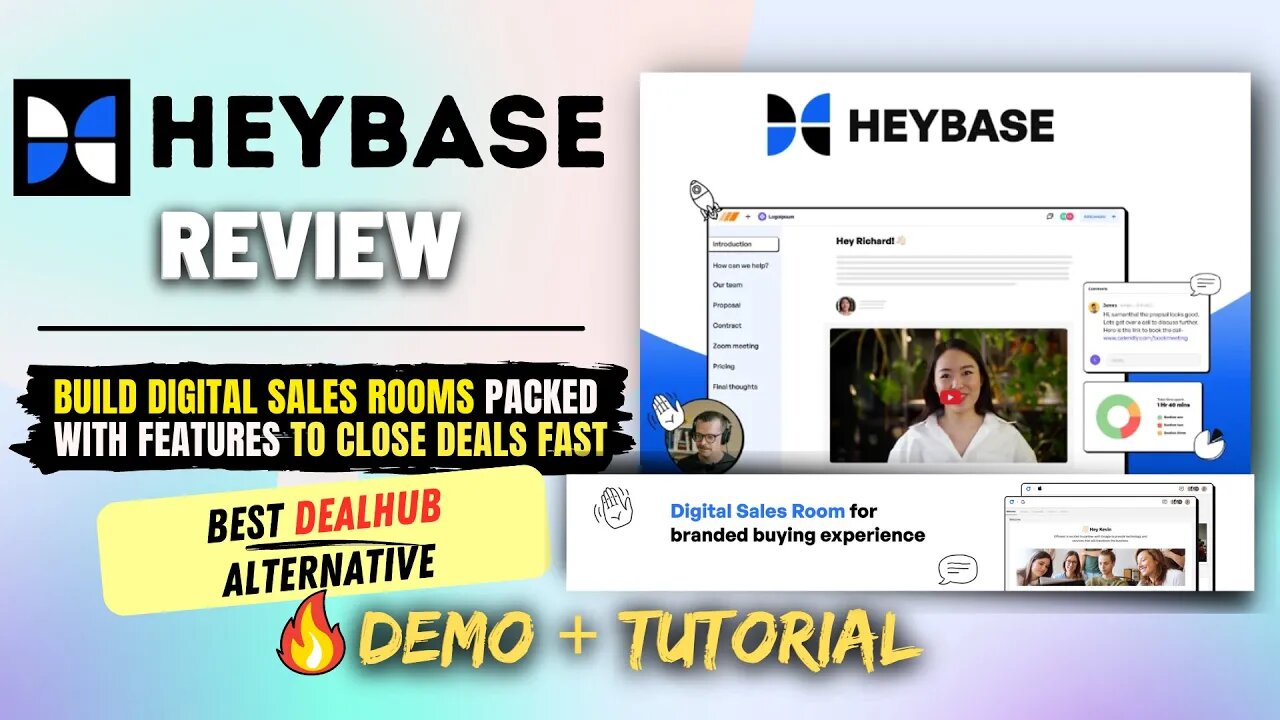 Heybase Review, Demo + Tutorial | Create Digital Salesroom to Get Sales Faster (Dealhub Alternative)