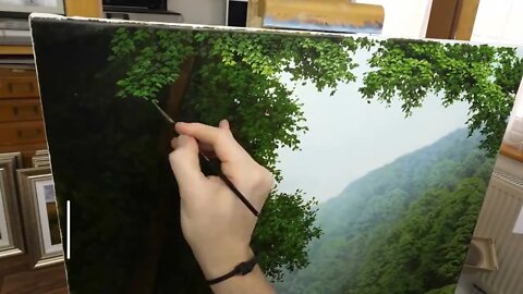 Painting Large Foreground Trees