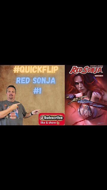 Red Sonja #1 Dynamite #QuickFlip Comic Review Torunn Grønbekk,Walter Geovani #shorts