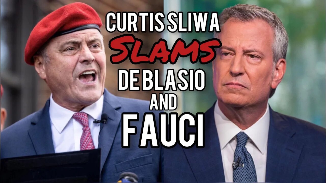 Curtis Sliwa SLAMS New York City Mayor Bil De Blasio's Mandates, Corruption & Fauci! Chrissie Mayr