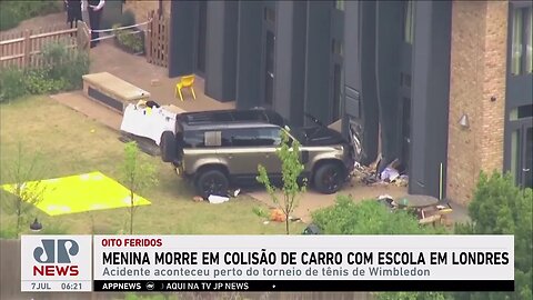 Carro invade escola em Londres e mata menina de 8 anos