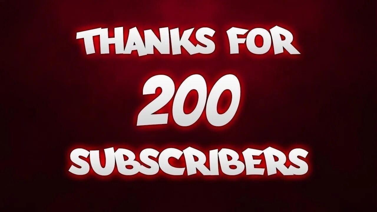 Well I have Made it 200 Subs Thank to all #200subs