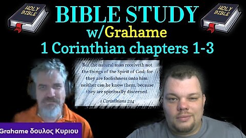 Bible Study 1 Corinthians chapters 1- 3