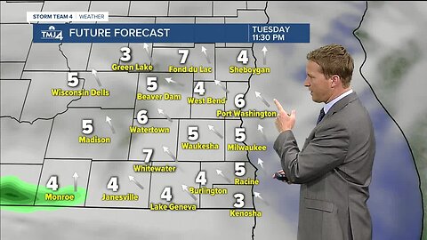 Drying out Tuesday