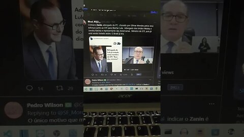 advogado de Lula já tratado com o membro do STF: "bom dia ministro zanin" ... faz o L seus idiotas 🤡