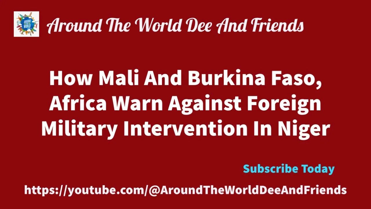 How Mali And Burkina Faso Africa Warn No Foreign Intervention (clip)