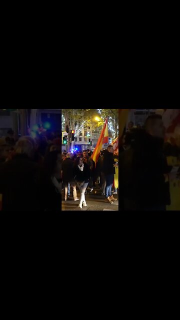 🇪🇸 Patriotas toman la Calle Ferraz, Madrid (26 nov 2023)