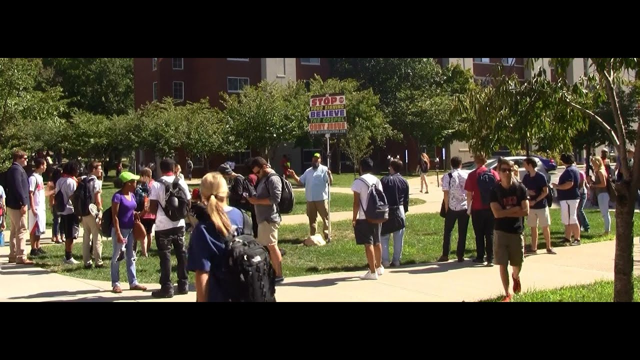 Unreasonable, Illogical Sinners! Open Air Preaching @ Western Kentucky University | Kerrigan Skelly