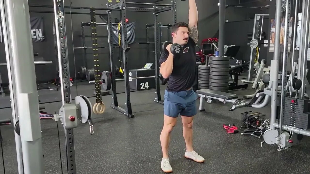 Dumbbell Alternating Thrusters