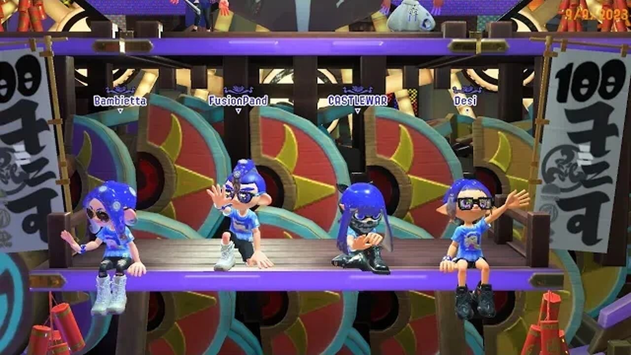 Splatoon 3 Team Shiver some of my battles