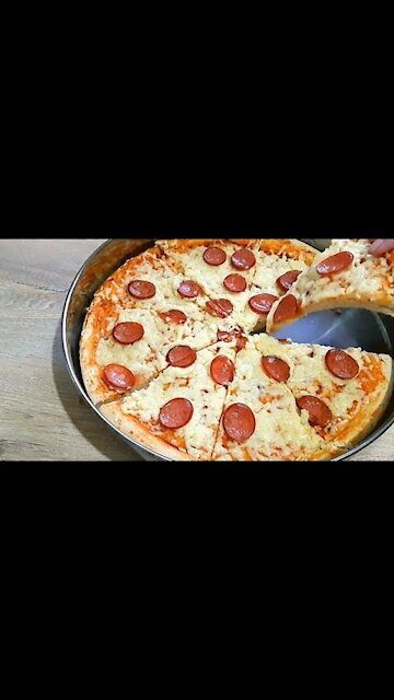 How to Make Delicious Sausages Pizza🍕