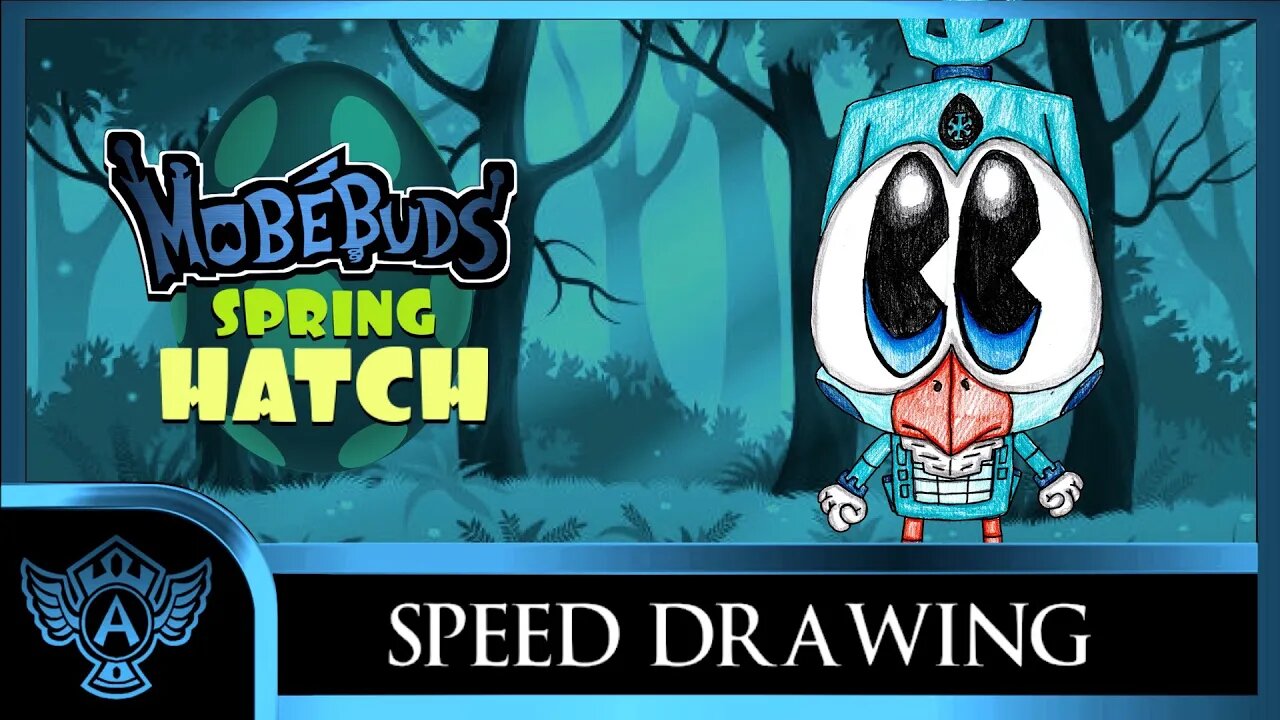 Speed Drawing: MobéBuds Spring Hatch - Blizochick | A.T. Andrei Thomas 2023