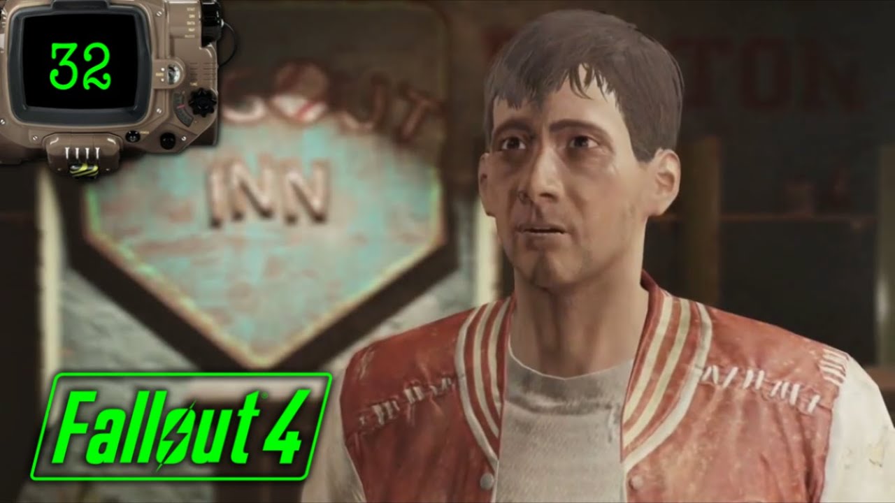 Fallout 4 (Travis's Bar Fight) Let's Play! #32