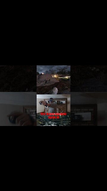 Encountering a dragon in Skyrim VR is wild #skyrim #gaming #virtualreality