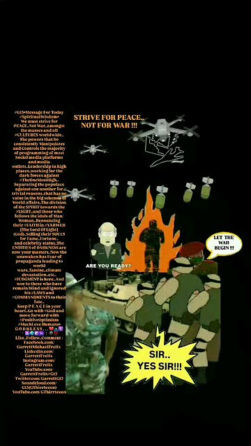 ▪︎STRIVE FOR PEACE..NOT FOR WAR▪︎