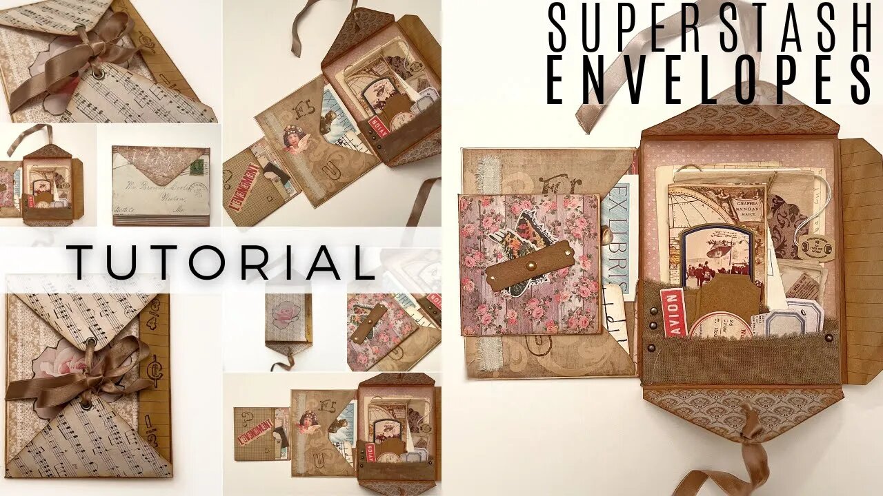 Super Stash Envelope | 3 Envelope Fold [Tutorial]