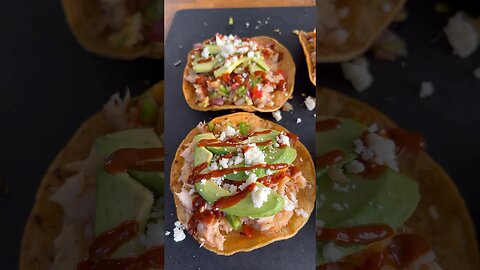 Grilled fish tostadas