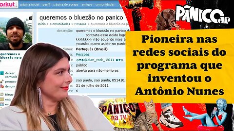 MOMENTO ‘VOCÊ SABIA’: ROBERTA KLEIN JÁ TRAMPOU PARA O PÂNICO E ZU TIRA HISTÓRIA DO BAÚ