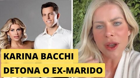 💣POLÊMICA | Karina Bacchi detona Amaury Nunes o acusando de mentiroso (VÍDEO)