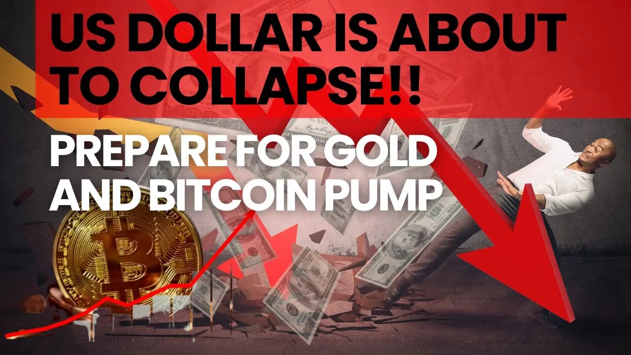 US dollar is about to collapse! Why Gold and Bitcoin will Pump.