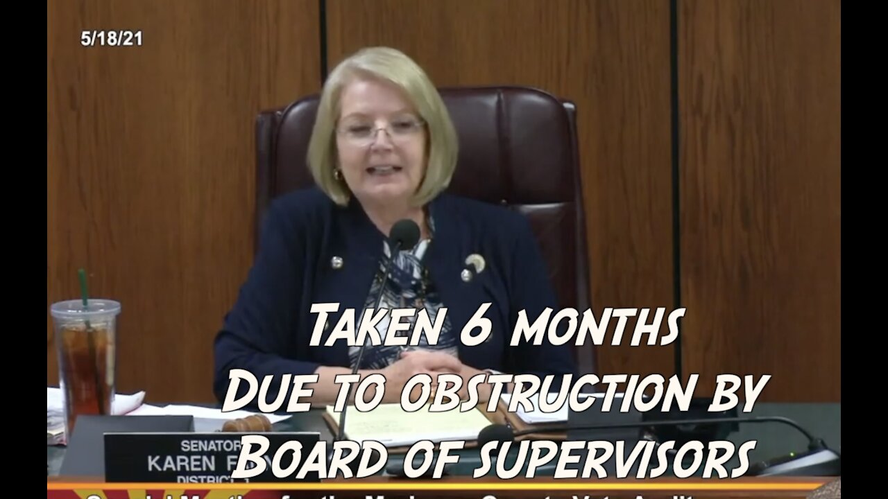 Karen Fann Blames the Maricopa County Board of Supervisors for Costs and Delays