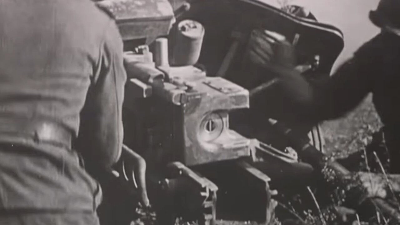 German AT Gun In Action WW 2