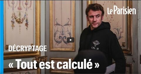 Photos d’Emmanuel Macron décontracté en sweat à capuche Rien n’est laissé au hasard