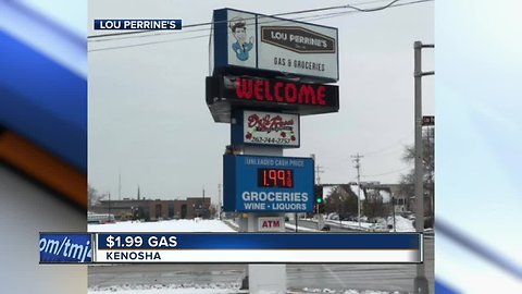 Gas under $2 in Kenosha