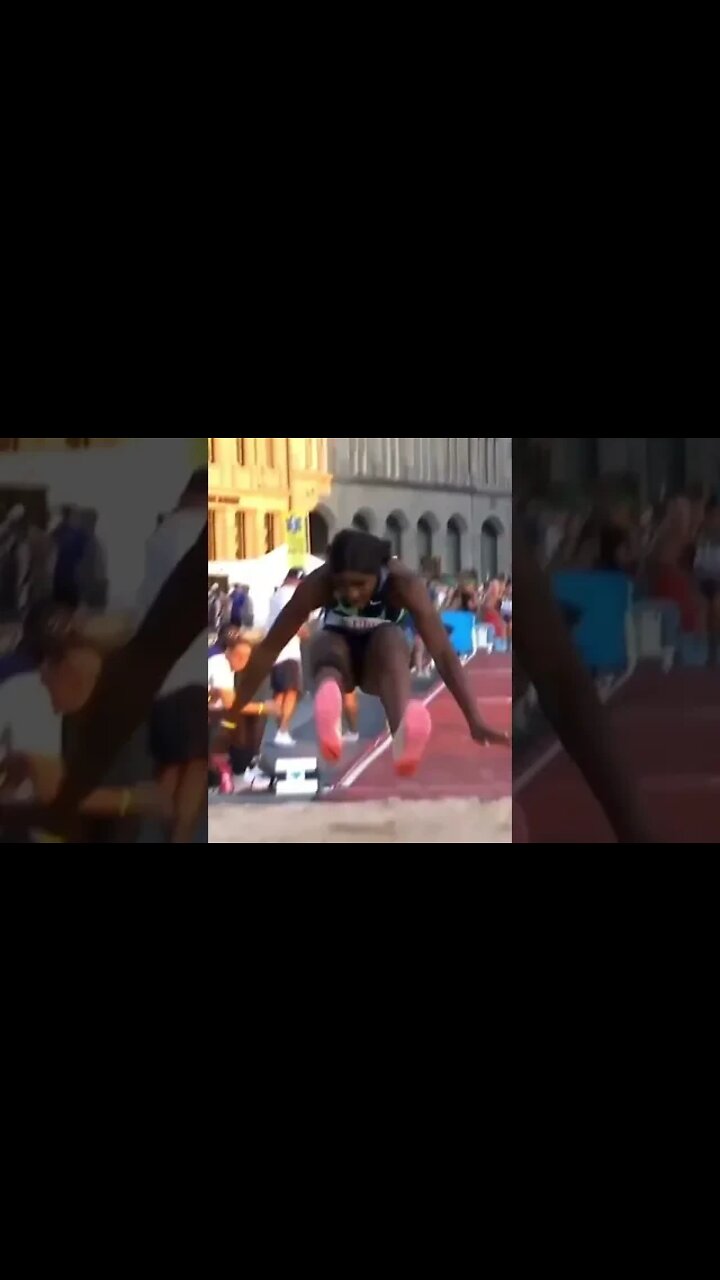 Beatiful Khaddi Sagnia- Long Jump | Sechseläutenplatz 2021