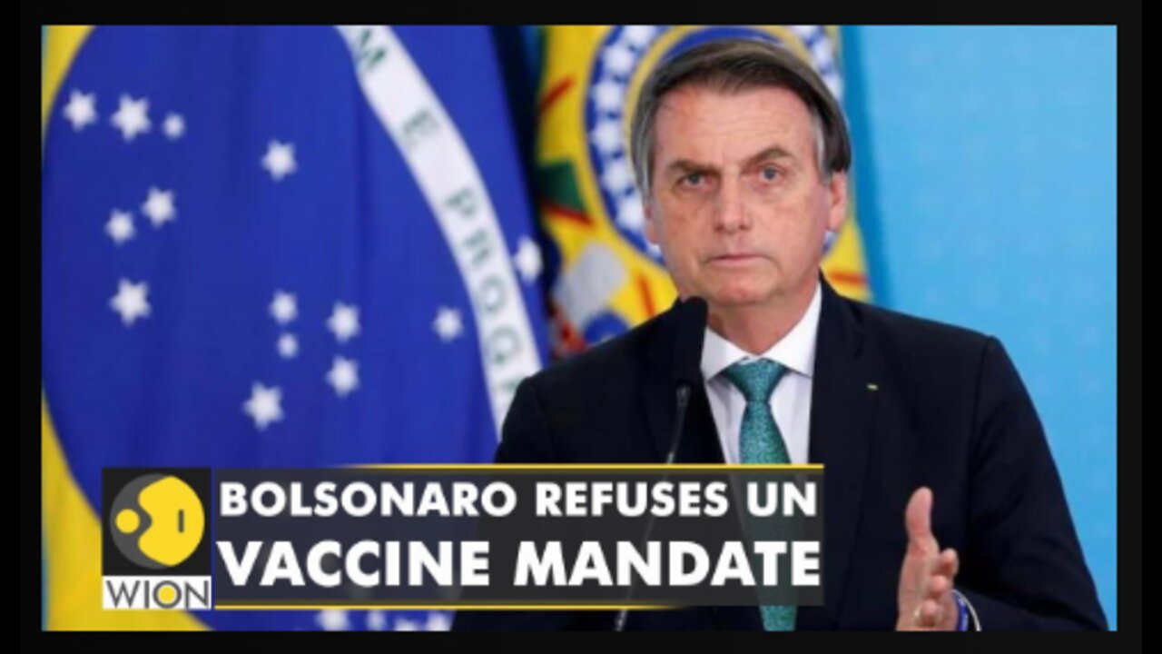 Brazil President Bolsonaro refuses to get vaccinated for UN meet!