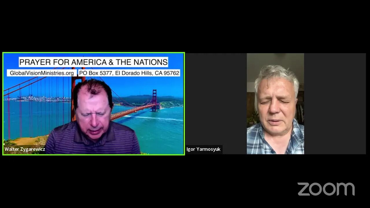 PRAYER FOR AMERICA & THE NATIONS Live with Walter Zygarewicz