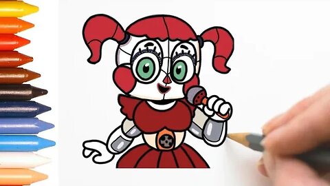 COMO DESENHAR CIRCUS BABY - FIVE NIGHTS AT FREDDY'S - FÁCIL