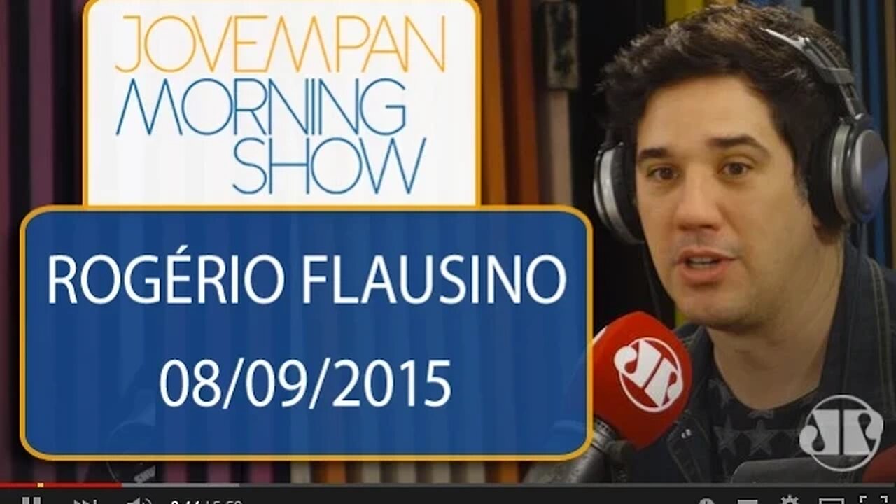 Rogério Flausino - Morning Show - edição completa - 08/09/15