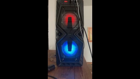 Beautiful Sylvania light up speaker